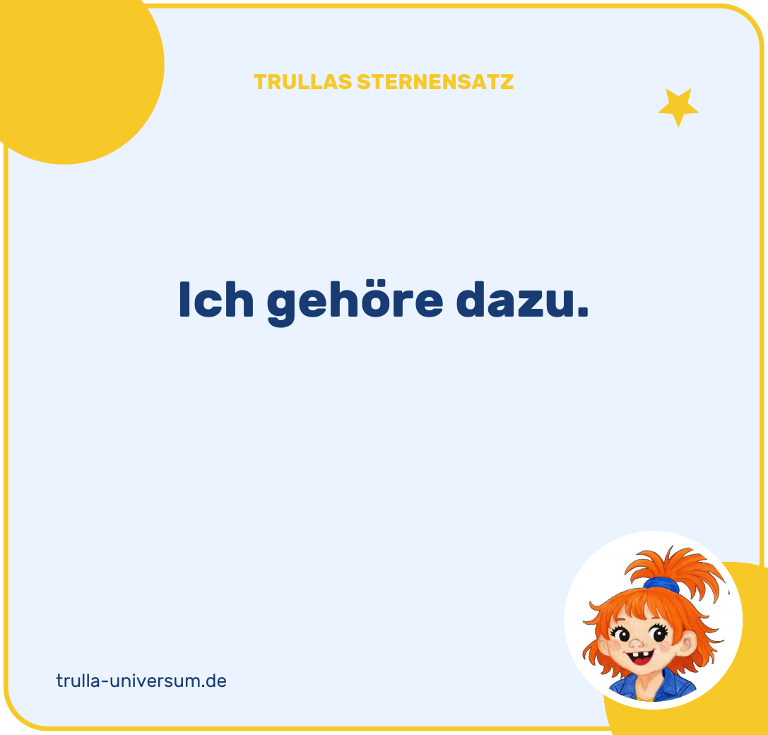 Ich gehöre dazu.