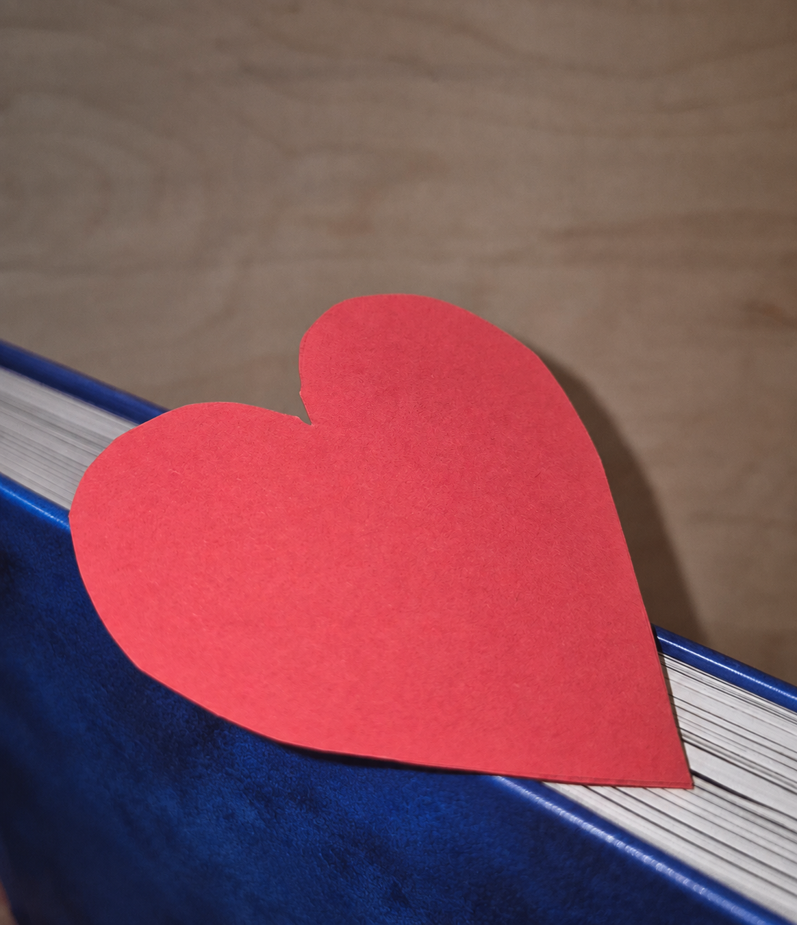 Einsteck-Herz im Buch
