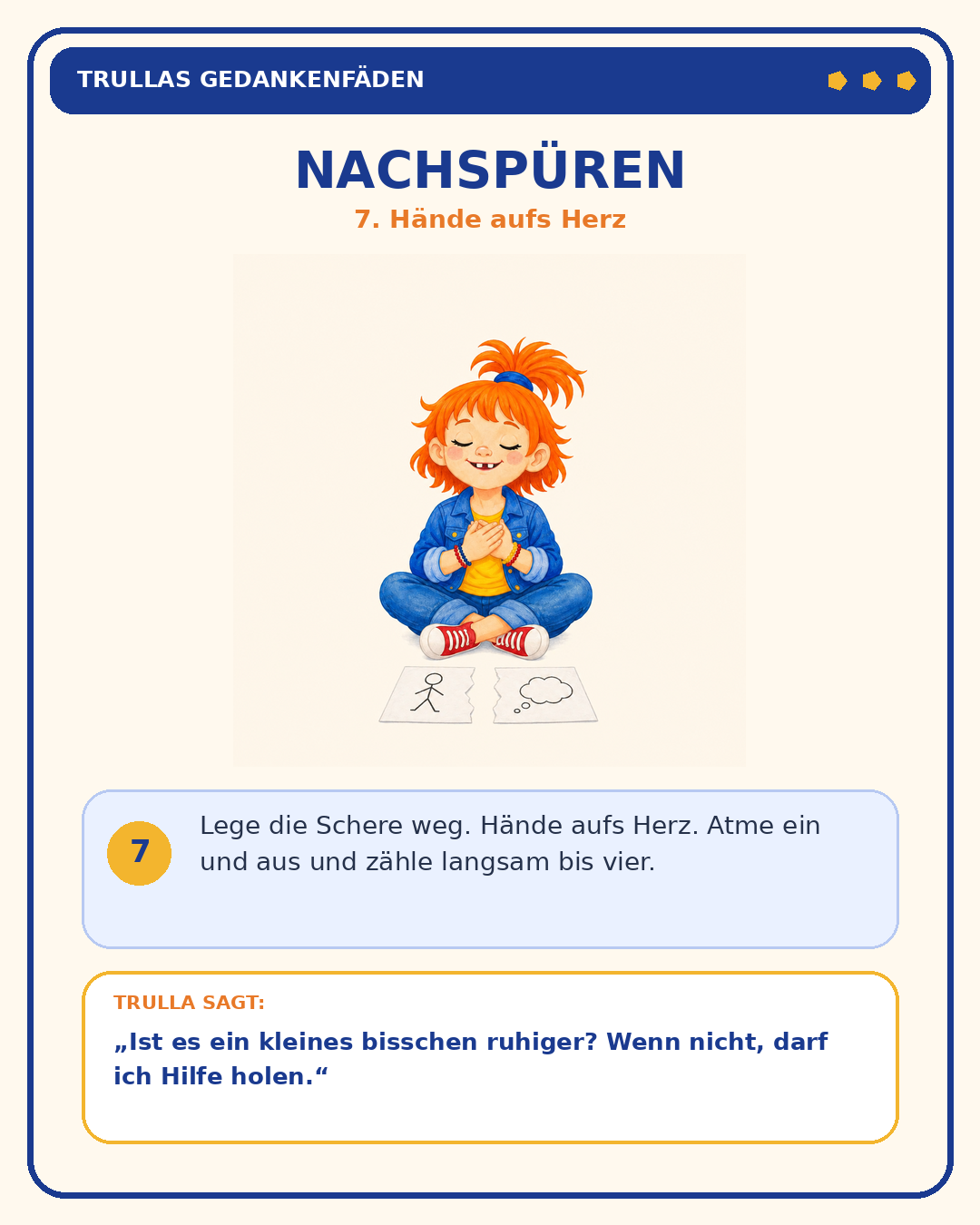 Schritt 7: Nachspüren